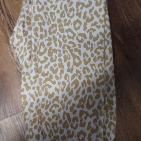 JCrew denim size 29 toothpick tan and white animals print - Picture 1 of 7
